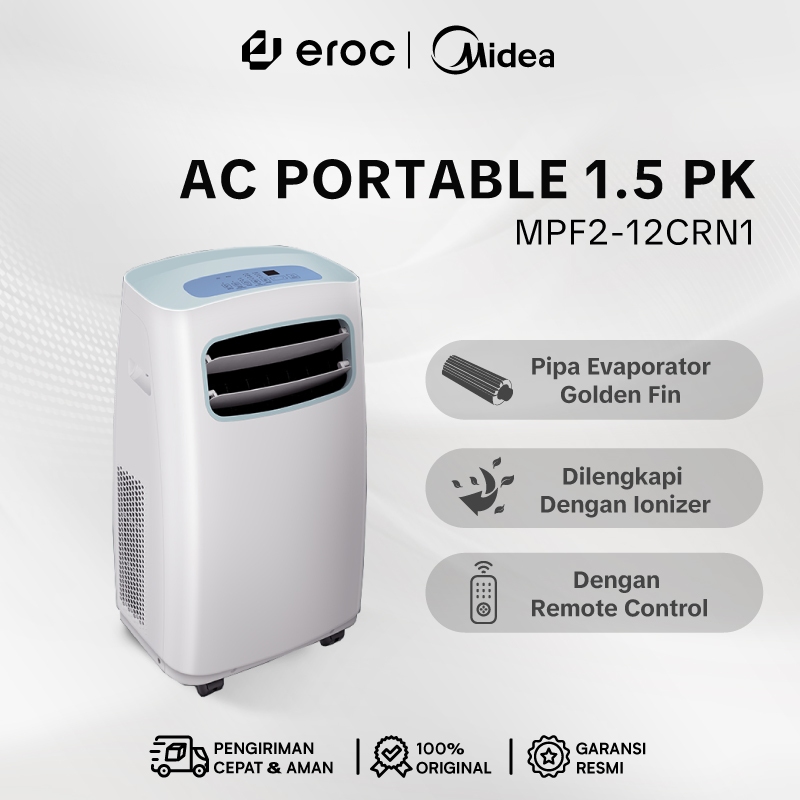 Midea AC Portable 1.5 PK MPF2-12CRN1