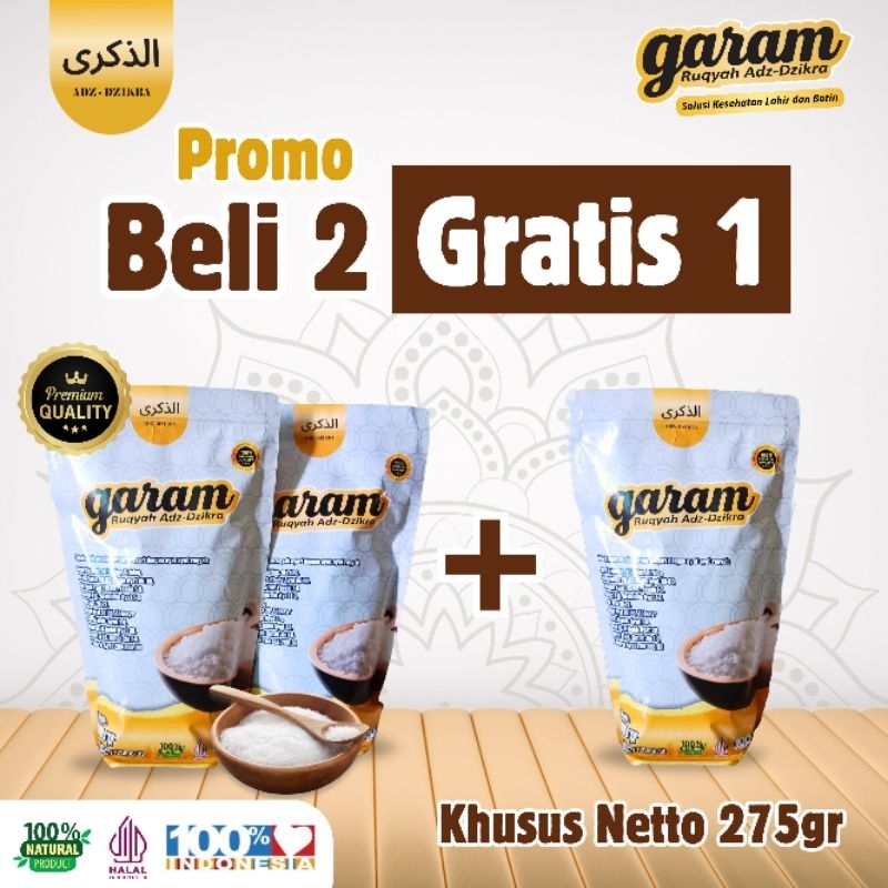 

BELI 2 GRATIS 1 | ORIGINAL PRODUK GARAM RUQYAH 100℅ ORIGINAL