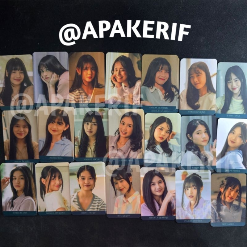 PHOTOCARD CALENDAR A GAZE OF DREAM JKT48