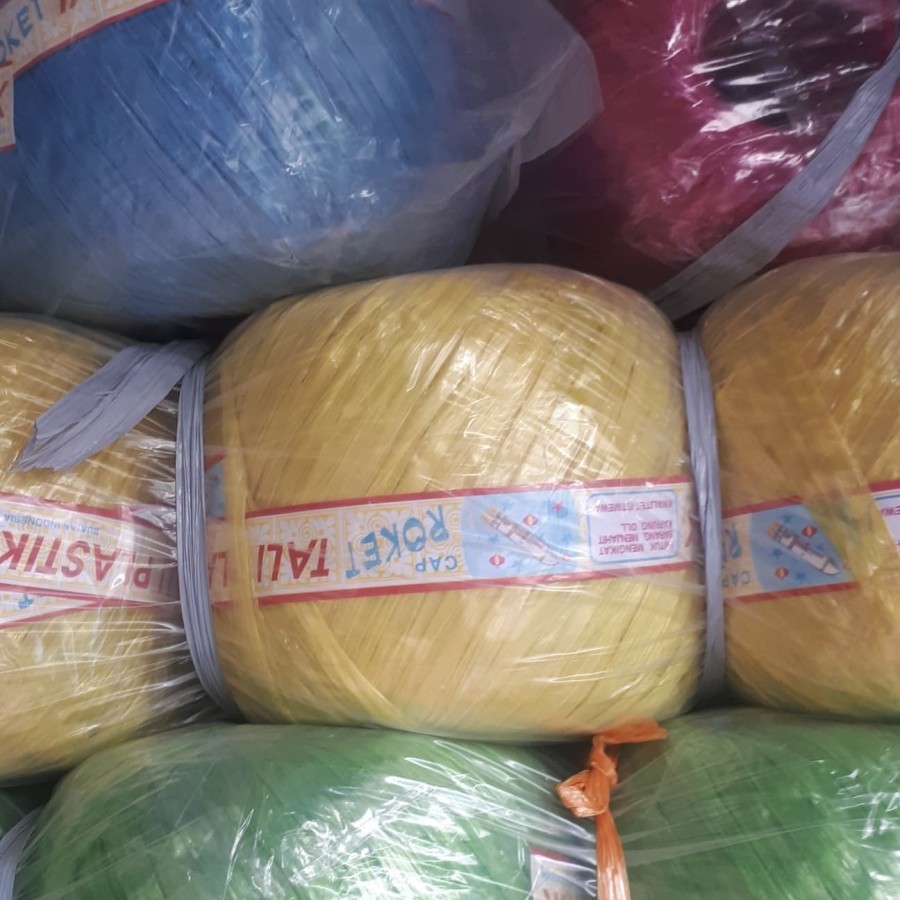 TALI RAFIA WARNA, PUTIH DAN HITAM