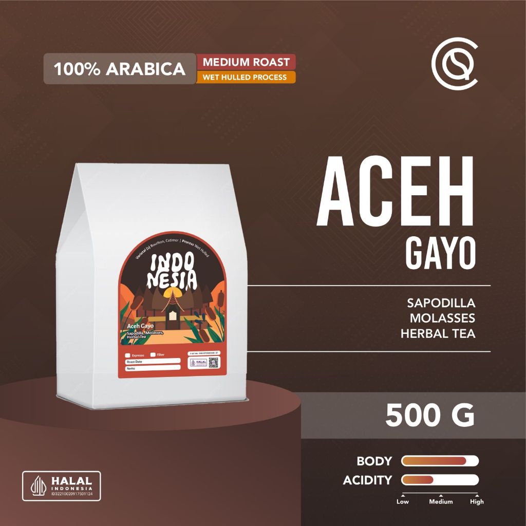 

NOAH'S BARN ACEH Gayo Wet Hulled 500gr