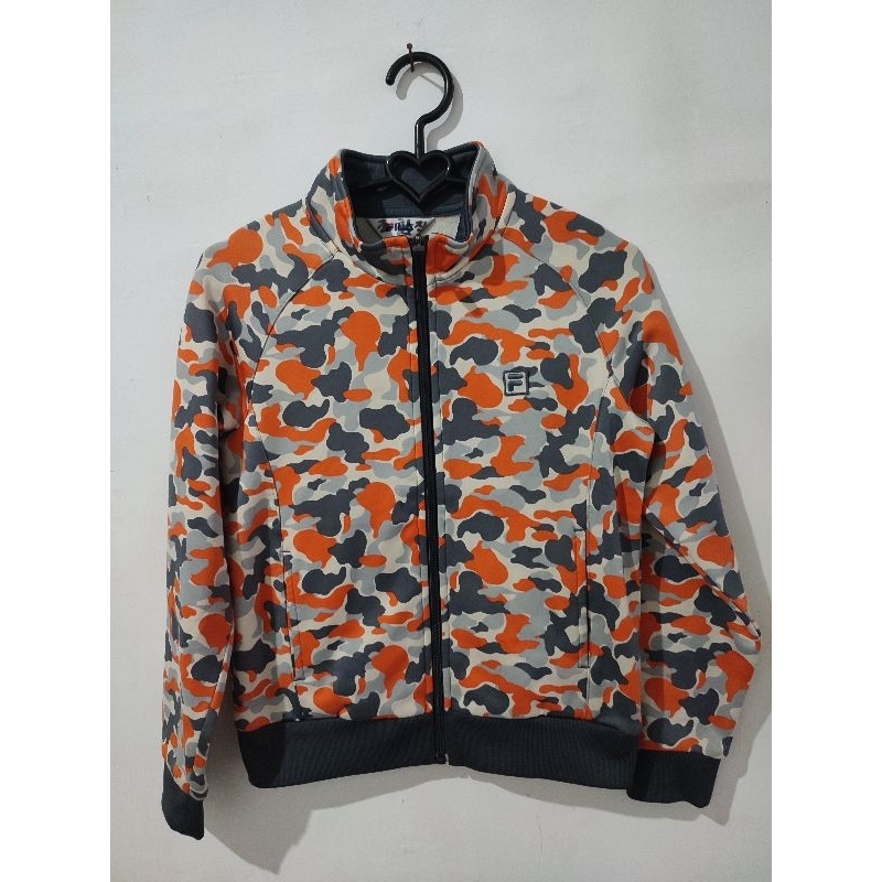 tracktop camo fila anak