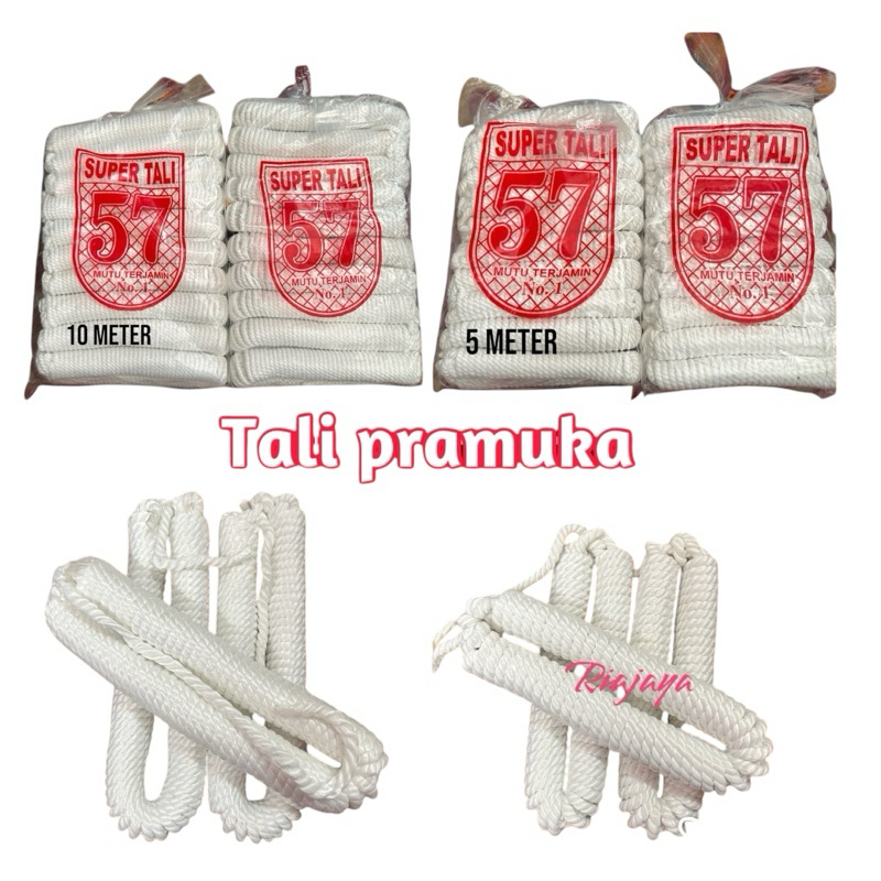 

TALI Pramuka Tali Marlon Tali putih 5 meter 10 meter Tali Tambang