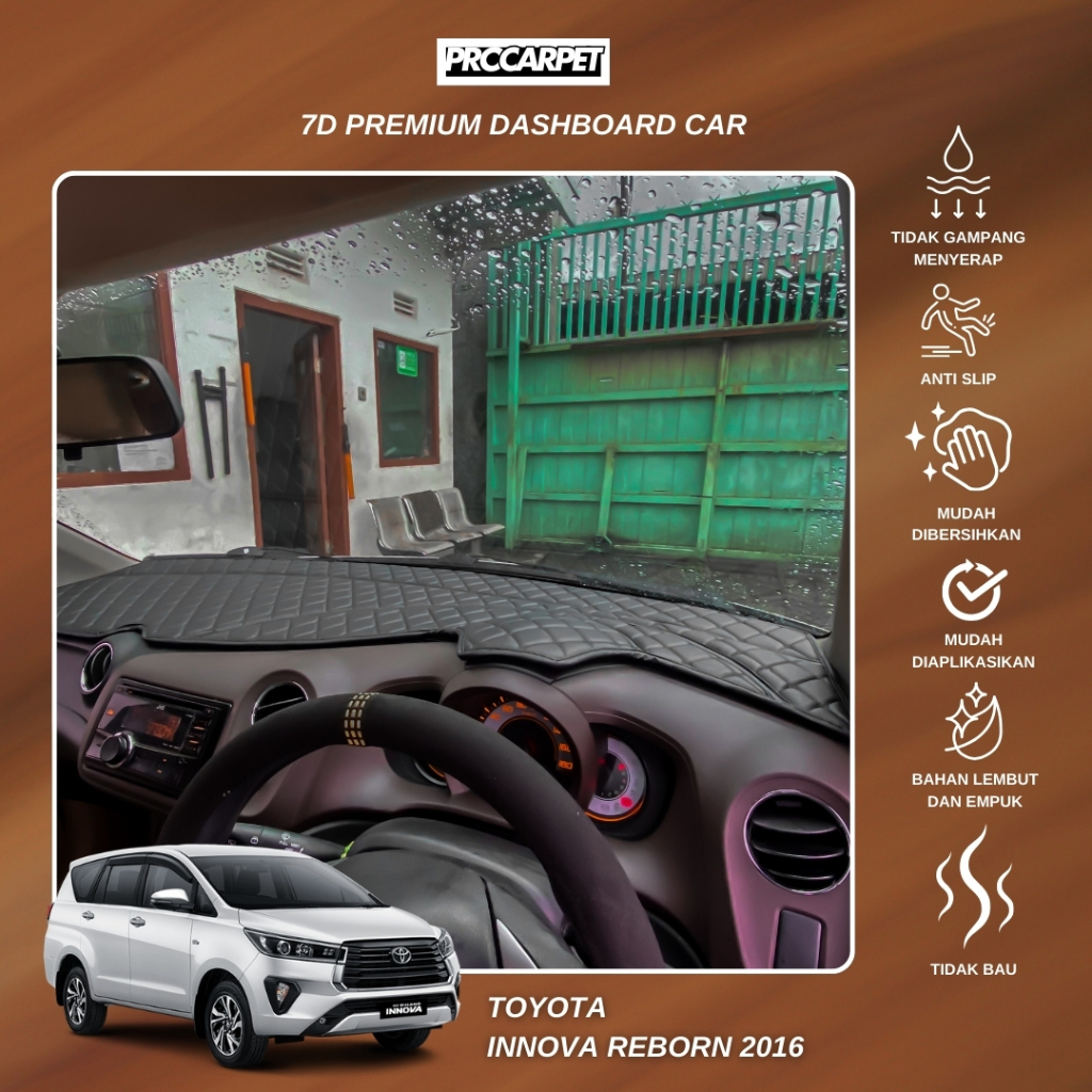 Karpet Dashboard TOYOTA INNOVA REBORN 2016 Karpet Dashmat Mobil INNOVA REBORN 2016 Cover Alas Dashbo