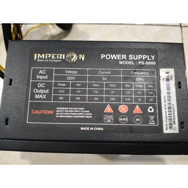 PSU Imperion PS-600 RGB