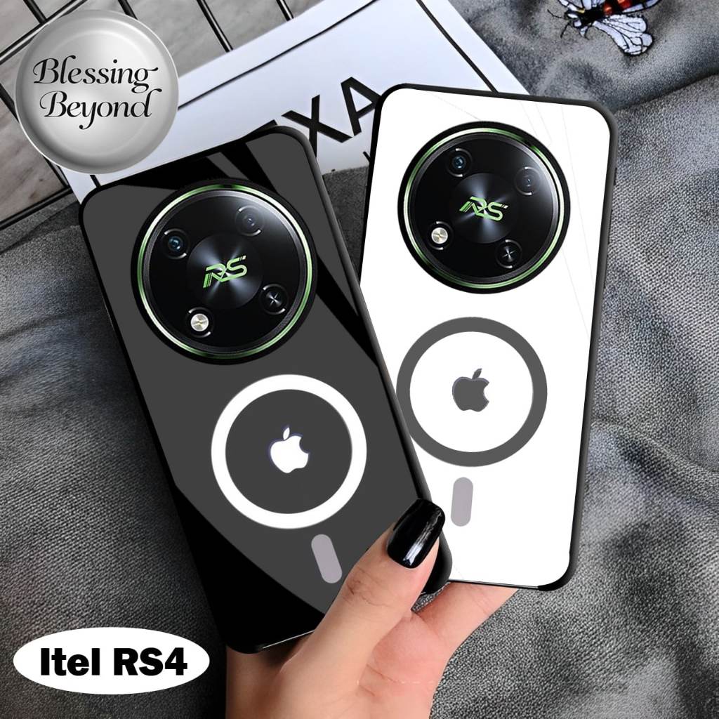 [BSC-112] Softcase Glass Kaca Akrilik Itel RS4 - Kesing Itel RS4 - Case Handphone Itel RS4 - Case It