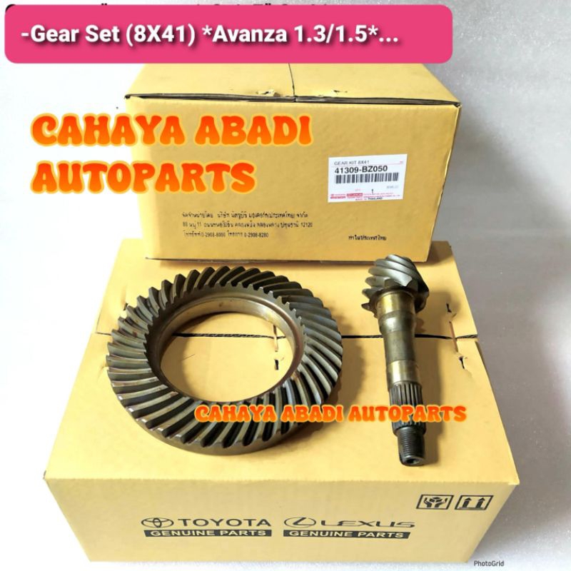 gear set gigi gardan Toyota Avanza 1.3/1.5cc 8x41