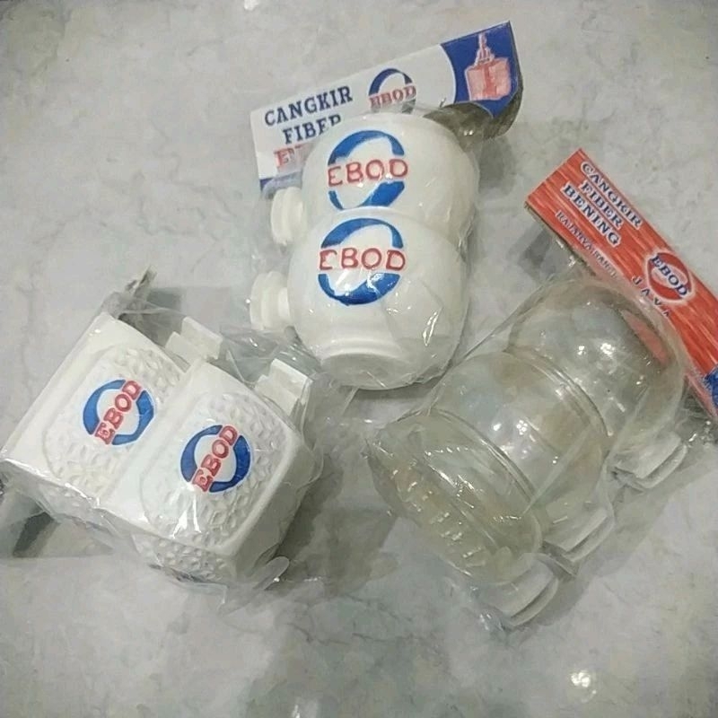 cepuk/cangkir/wadah pakan burung minum fiber ebod jaya