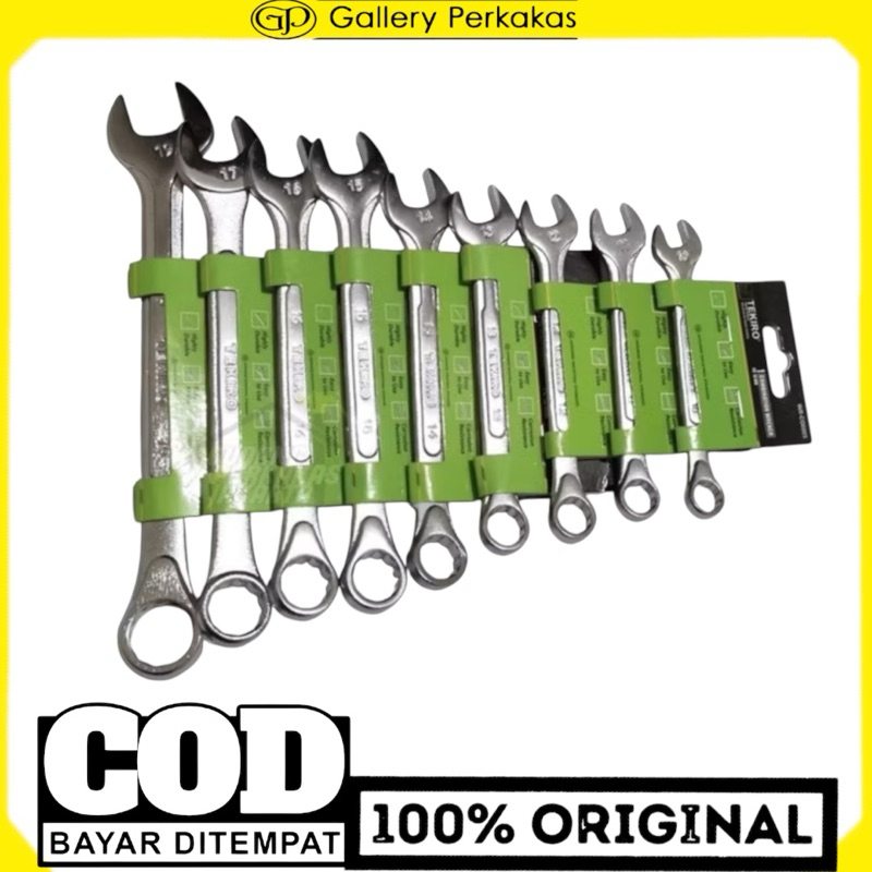 Tekiro kunci ring pas 8 10 12 14 17 19 mm kunci pas ring tekiro combination wrench