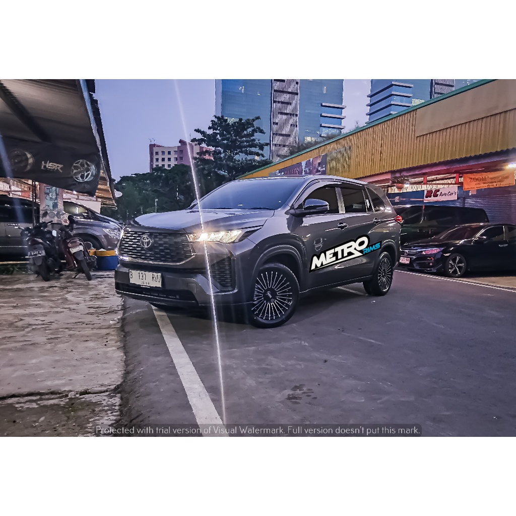 PAKET VELG PLUS BAN UNTUK MOBIL ZENIX USE VELG HSR AMARASI R18 PLUS BAN ACCELERA 225 50 R18