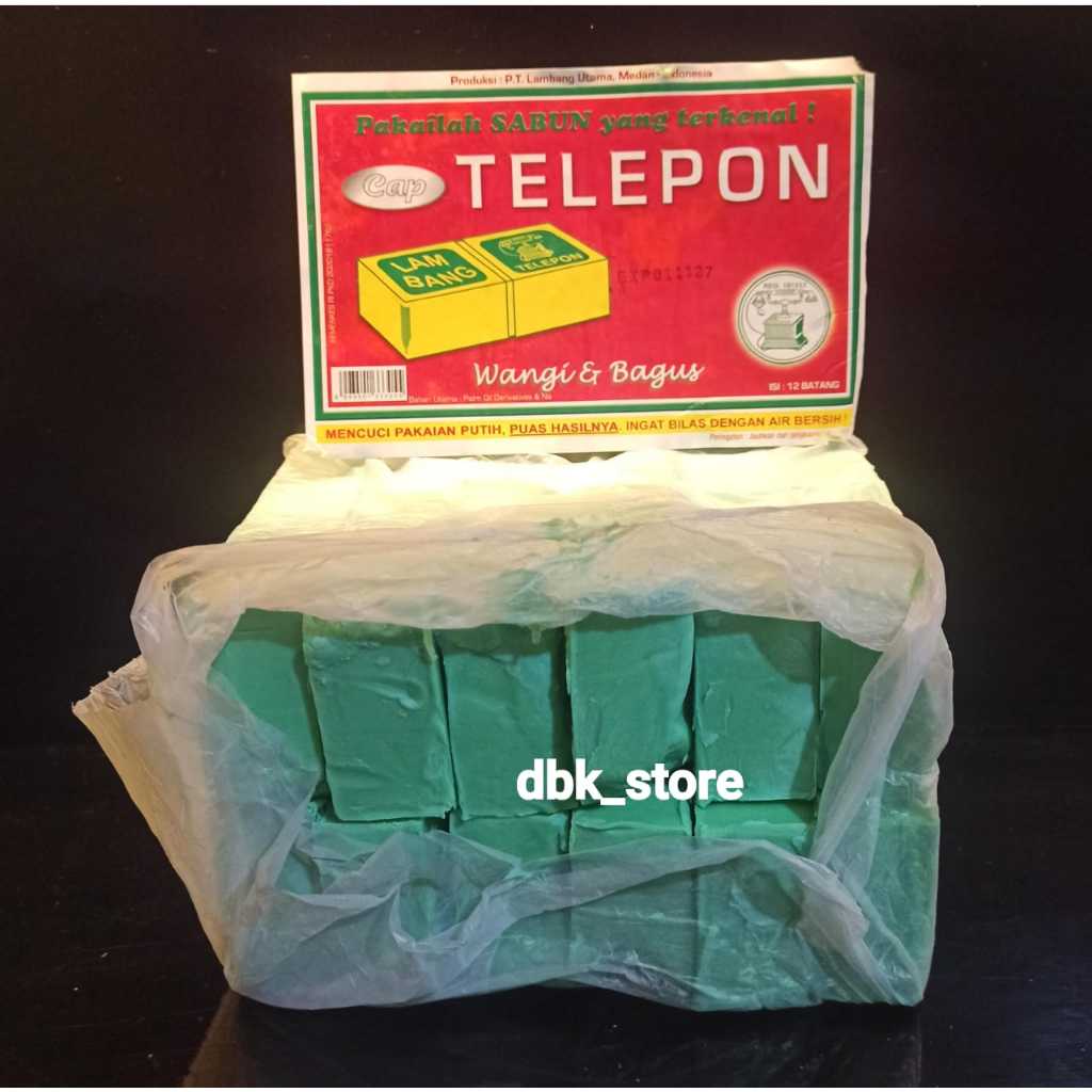 Sabun gosok cap telepon / sabun telepon harga per batang