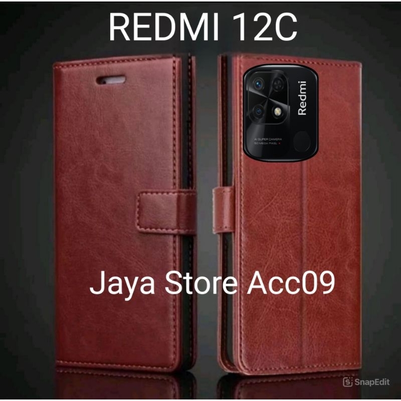 CASE REDMI 10C/12C FLIP COVER SARUNG CASE DOMPET