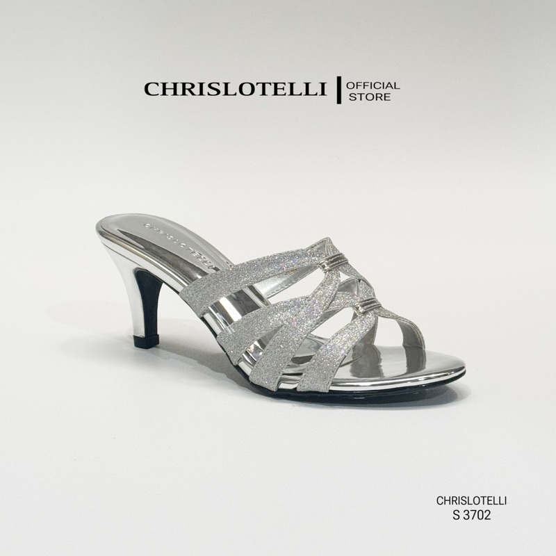 Chrislotelli S 3702  Sandal Heels Wanita Selop Pesta 7 cm