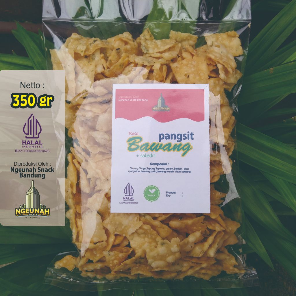 

Kripik PANGSIT - Rasa BAWANG + DAUN SELEDRI / Kue Bawang / Kripik Pangsit Bawang / Cemilan Kripik