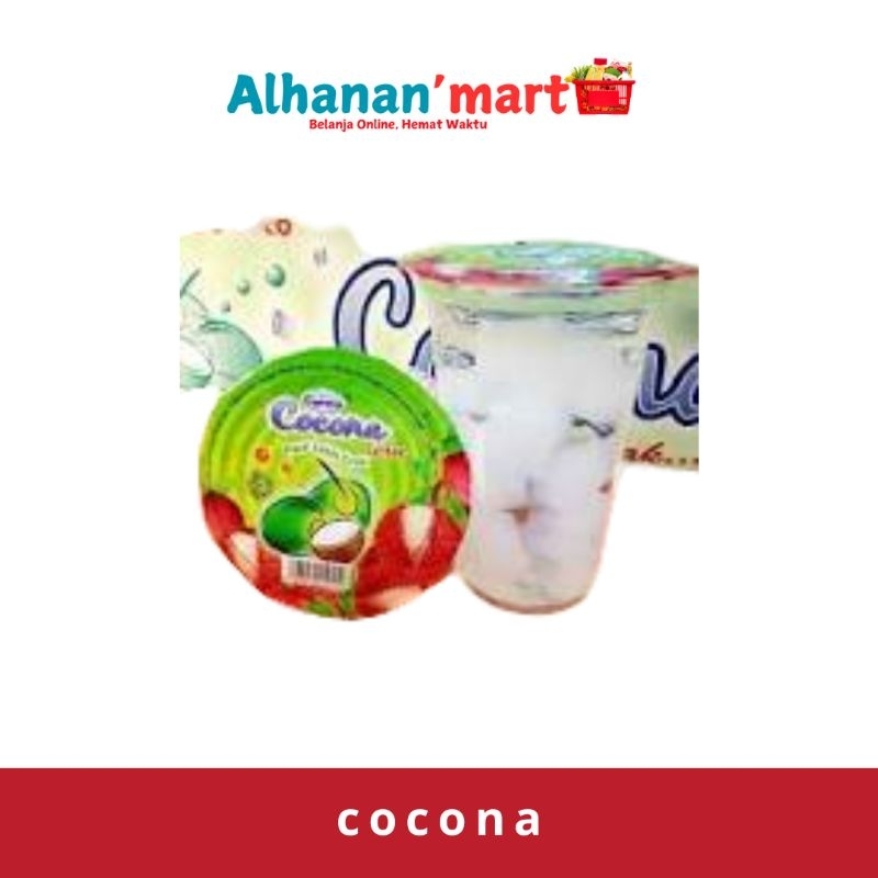 

Minuman Sari Kelapa COCONA 1dus isi 24 cup