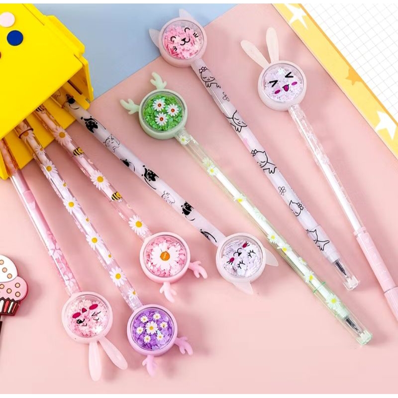 

Pulpen Gel Gliter Bunny Lucu Black Ink | Murahh | Alat Tulis Karakter Kupu Kupu Perlengkapan Sekolah Pastel Termurah