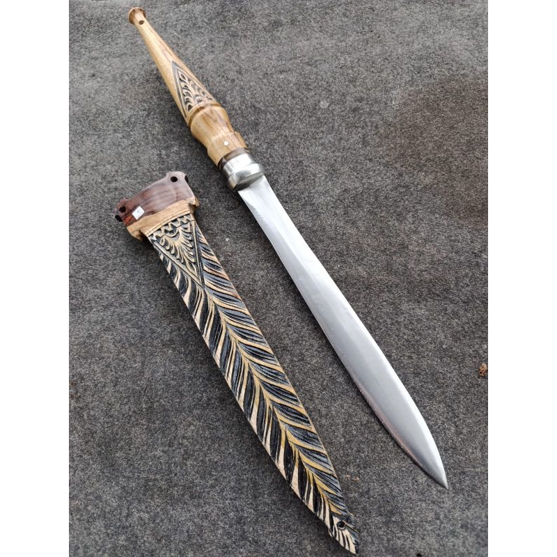 Cod Tumbak baja kayu jati