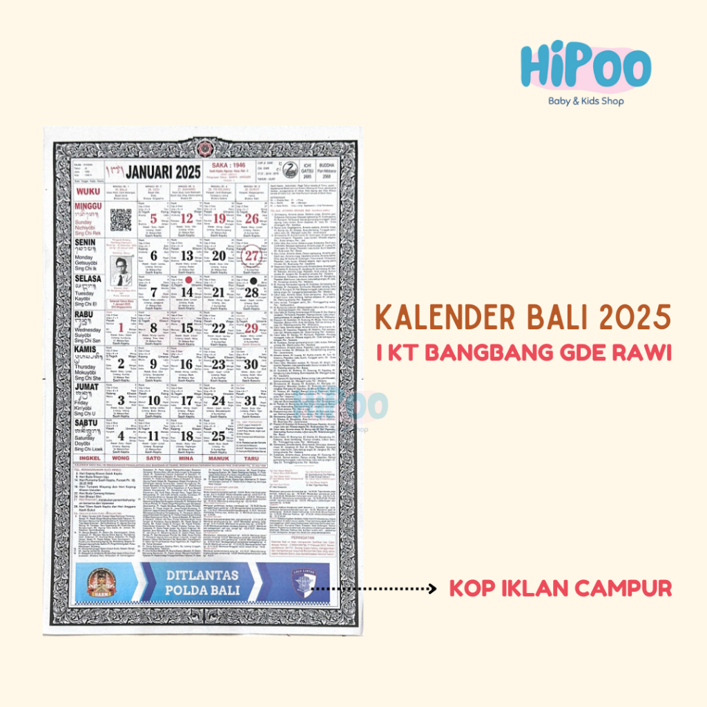 

Kalender Bali 2025 I Kt Bangbang Gde Rawi Kop Iklan Campur