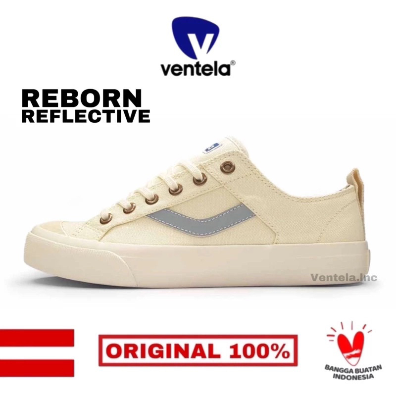 Sepatu Ventela Reborn Low Cream Original Evil x Papa Gading Vantela Reborn Ventella Shoes [OFFICIAL 