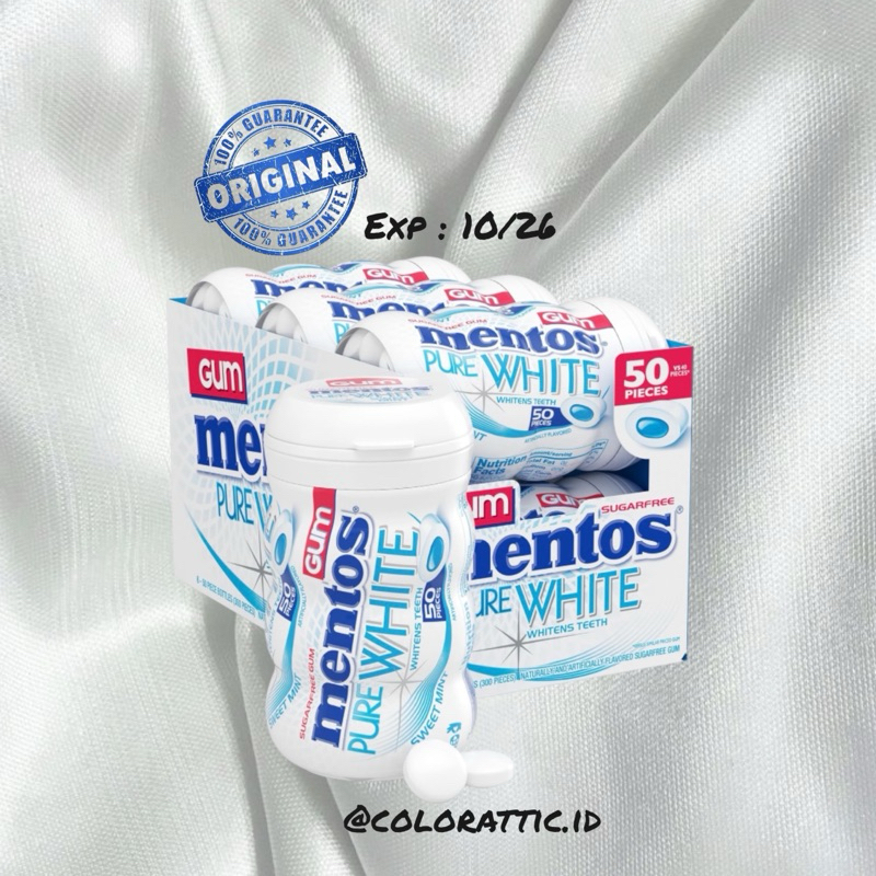 

Mentos Sugar-Free Chewing Gum With Xylitol 50 Pcs - From Usa