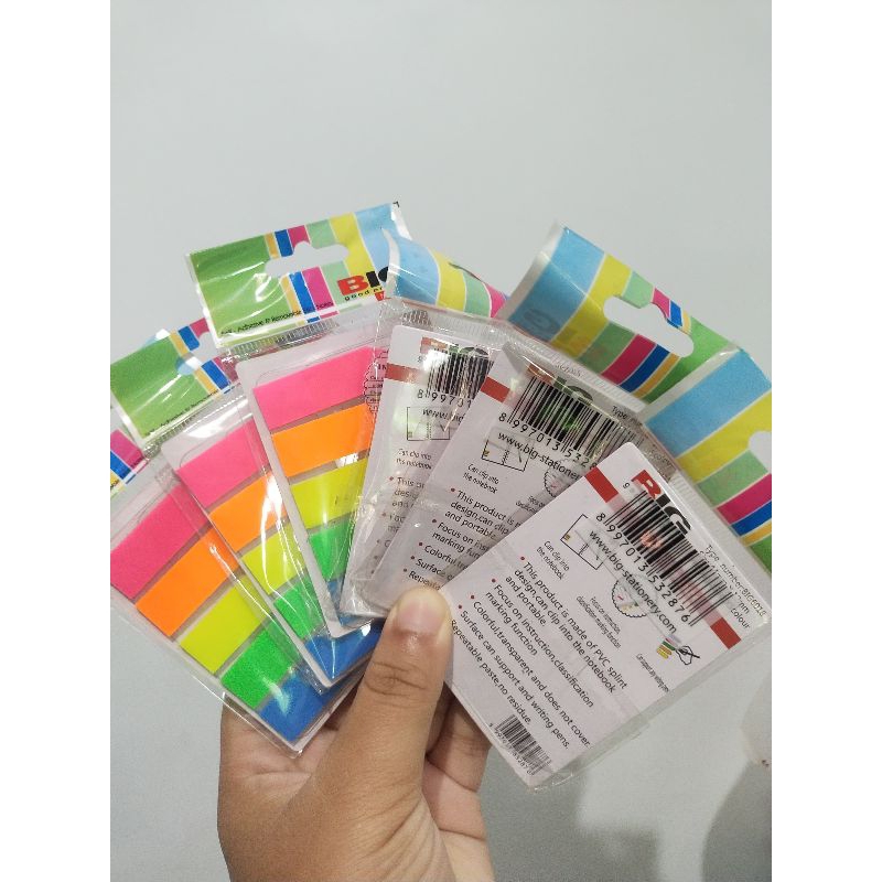 

BIG Sticky Notes Mark / Penanda Tempelan / Pembatas Buku Mini
