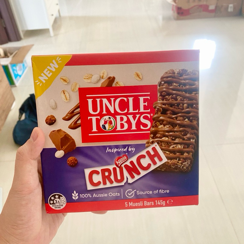

UNCLE TOBYS TOBY’S AUSTRALIA PROTEIN BARS NUT MUESLI