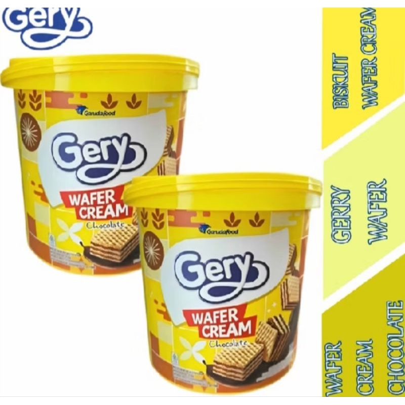 

Wafer Gerry (kaleng) rasa Chocolate