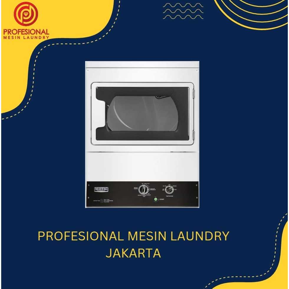 MAYTAG DRYER KACA 15 KG COMERCIAL LARGER - MESIN PENGERING LAUNDRY