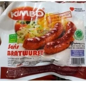 

sosis kimbo brutwurst isi 10 pcs. Rp. 39.000