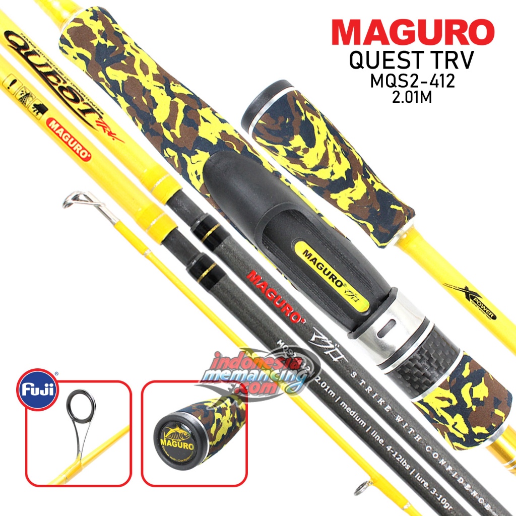 Joran MAGURO QUEST TRV | Ring Fuji | 183 201cm | 4-10 4-12lbs | Spinning BC | Travel Rod ~IMStore