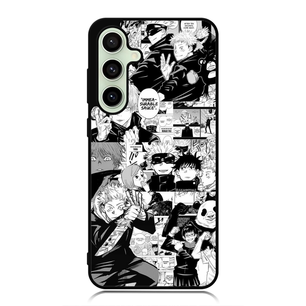 Phone Case Samsung A56 A55 A54 A53 A52 A51 A50 Tpu Rubber custom Jujutsu Kaisen Comic Manga Anime