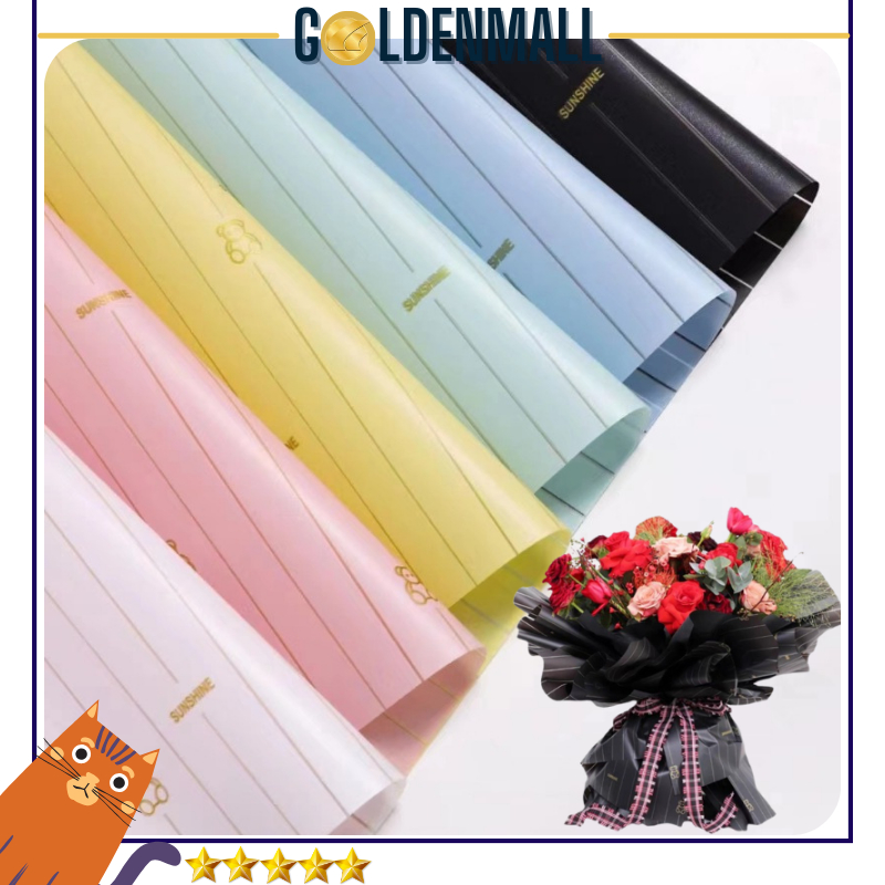 

20 LEMBAR Kertas Buket Bunga Flower Wrapping Cellophane Waterproof Florist 6096