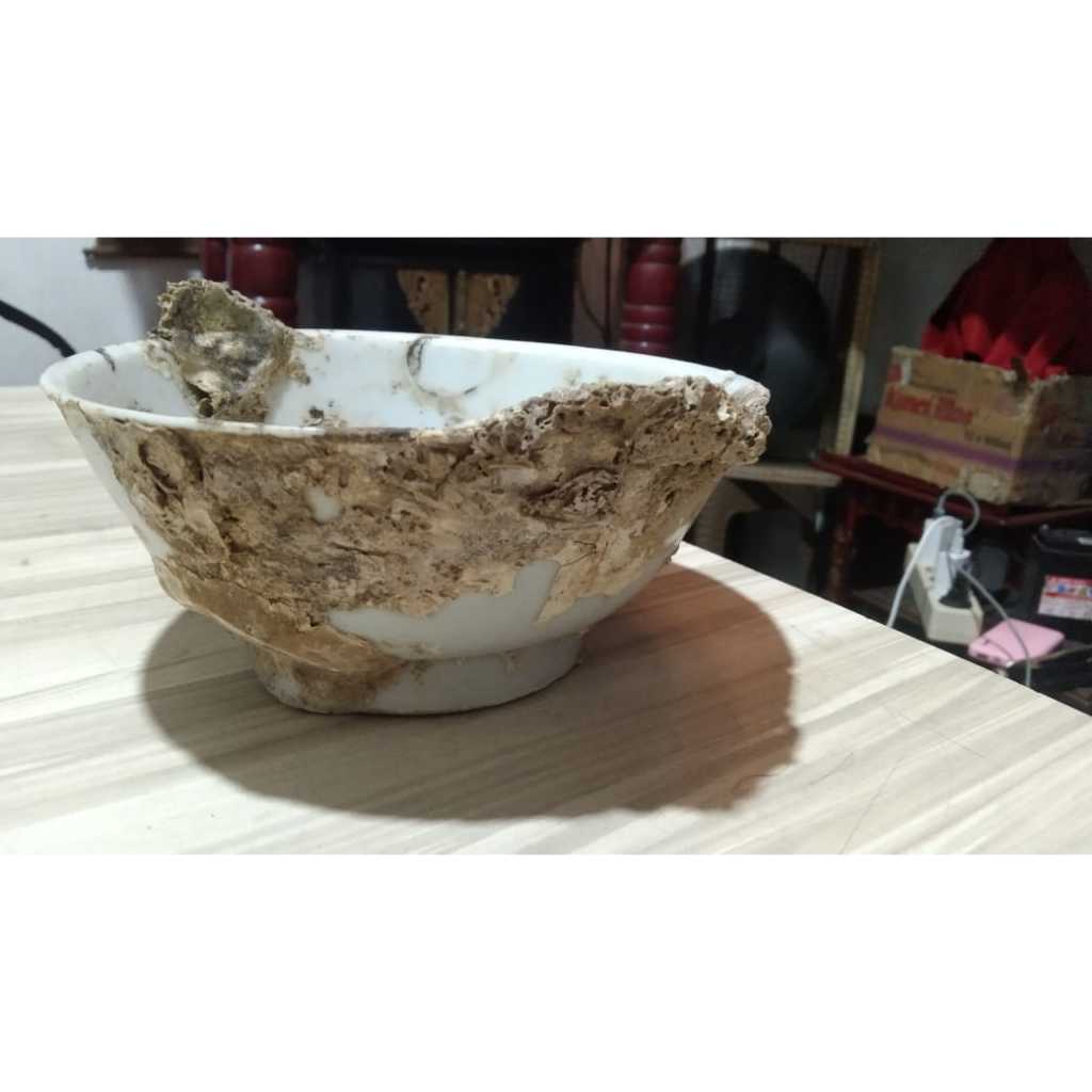 Mangkuk Keramik Dinasti Temuan Bawah Laut Kuno Jadul Antik