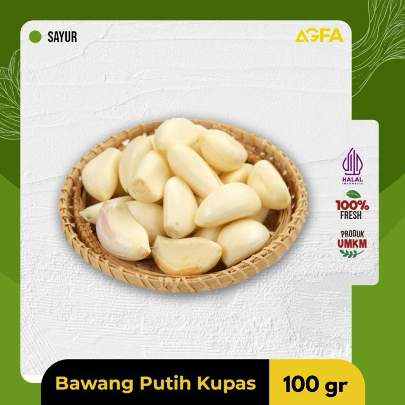 

Bawang Putih Kupas 100 gram