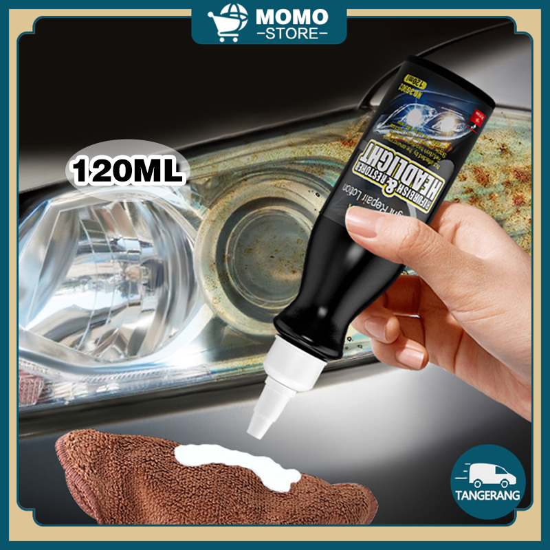 120ml Headlamp Polish Mobil Efektif Pembersih Headlamp Mobil Yang Buram Auto Detailing Headlamp Pole