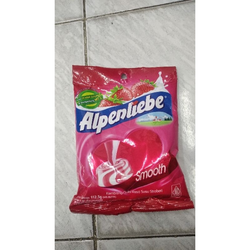 

Permen alpenliebe rasa susu strawberry isi 45butir | permen manis permen susu