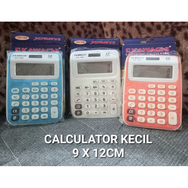 

CALCULATOR KECIL 12DIGITS (Tenaga Surya)
