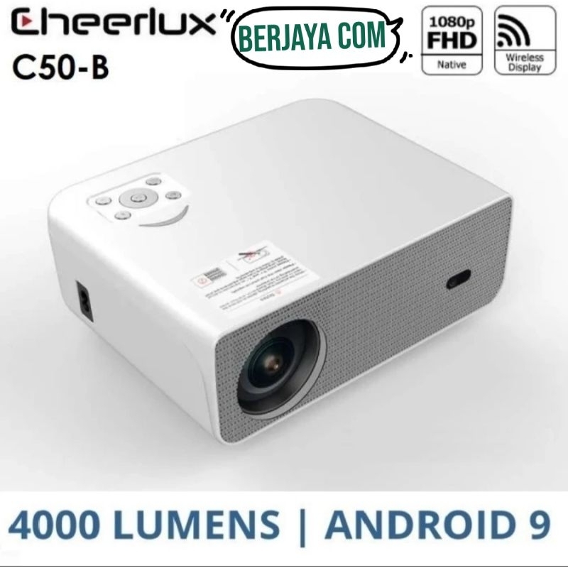 Projector Cheerlux C50B Android - Proyektor Cherlux c50 b Harga mini murah