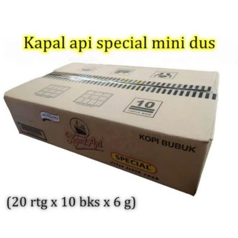 

Kopi Kapal Api Special Mini non gula 1dos