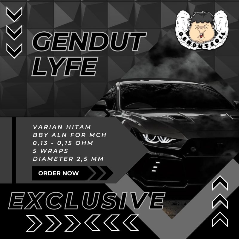 

Stiker Exclusive Gendut Lyfe Hitam - 1 Pcs