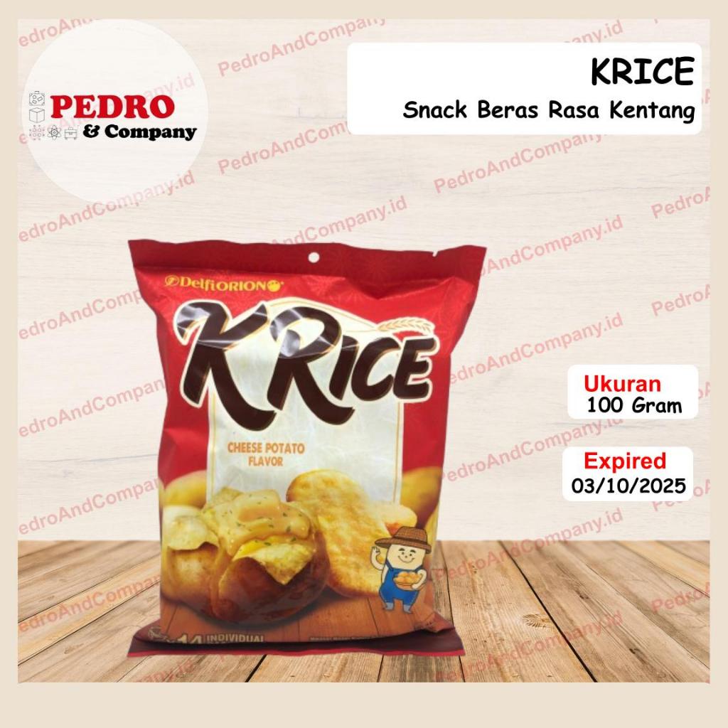 

Delfi Orion KRice Cheese Potato Flavor isi 14 pax 100 gram snack beras rasa kentang