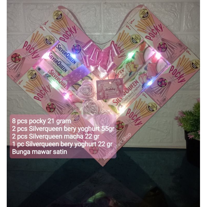

Pocky Love Choco Custom Silverqueen very bery yoghurt dan macha - Hadiah kado gift Valentine, Birthday, Anniversary, Graduation