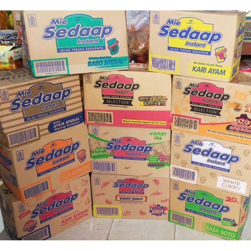 

mie sedaap 1 dus isi 40 mix