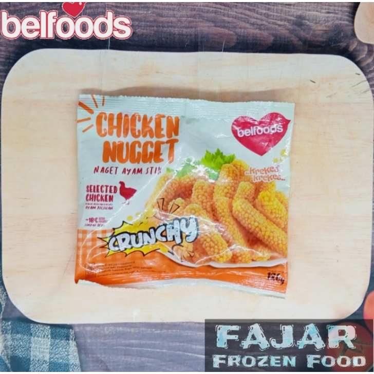 

BELFOODS CRUNCHY NUGGET STICK 120GR