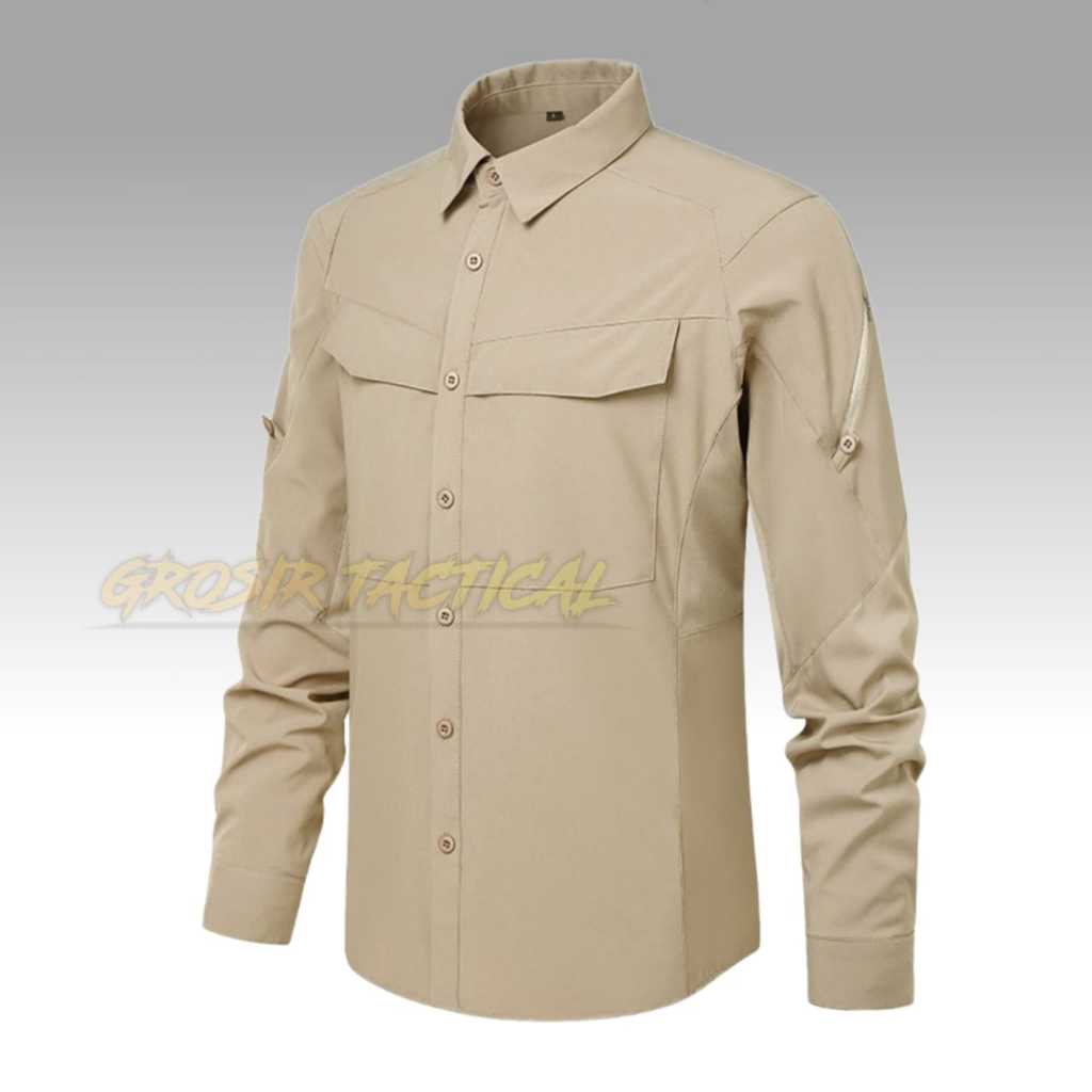 [K.OUTDOOR SPORT] KEMEJA PRIA MODEL TERBARU KEMEJA SPORT PRIA KEMEJA BAHAN NYLON KEMEJA OUTDOOR PRIA