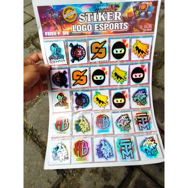 

Stiker Sablon 1 Lembar Bebas Karakter Isi 25