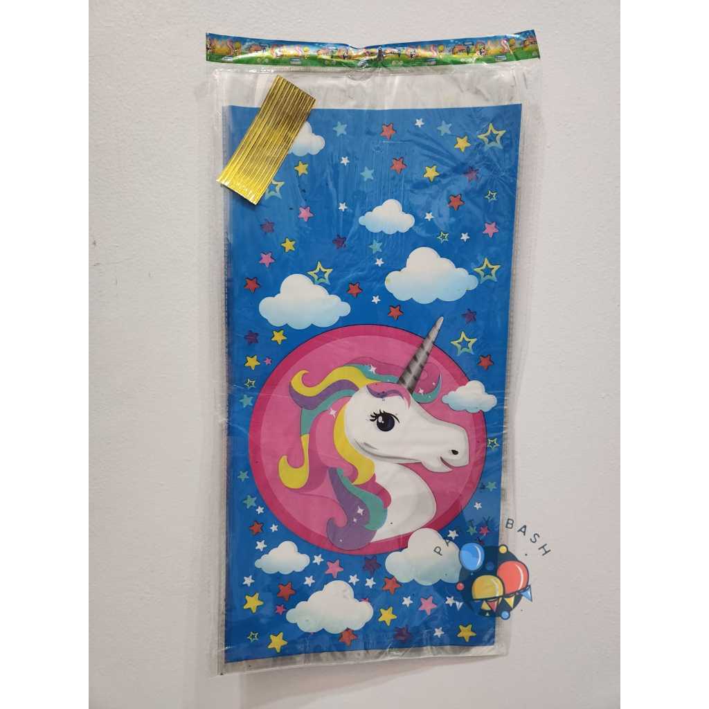 

party bash / ( 1 pack isi 10 pcs ) plastik opp snack karakter ukuran small 18 cm x 36 cm medium 20 cm x 40 cm large 25 cm x 50 cm / kado / bingkisan / goodie bag / kantong / ulang tahun / party / ultah / kado / souvenir