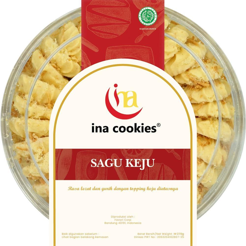 

Sagu Keju - Kue Kering Premium Toples Reguler by Ina Cookies (RAPUH)