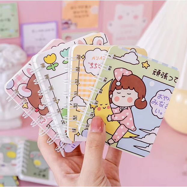 

Buku Catatan Mini Notebook Mini Catatan Memo Motif Lucu