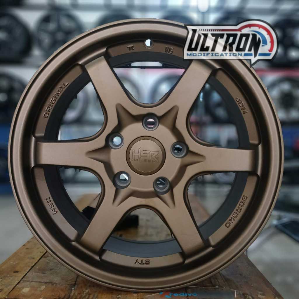 Velg Mobil R16 Baut 5x114,3 Mobil Rush, Ertiga, Innova, Xpander Velg Hsr Wheel STY R16